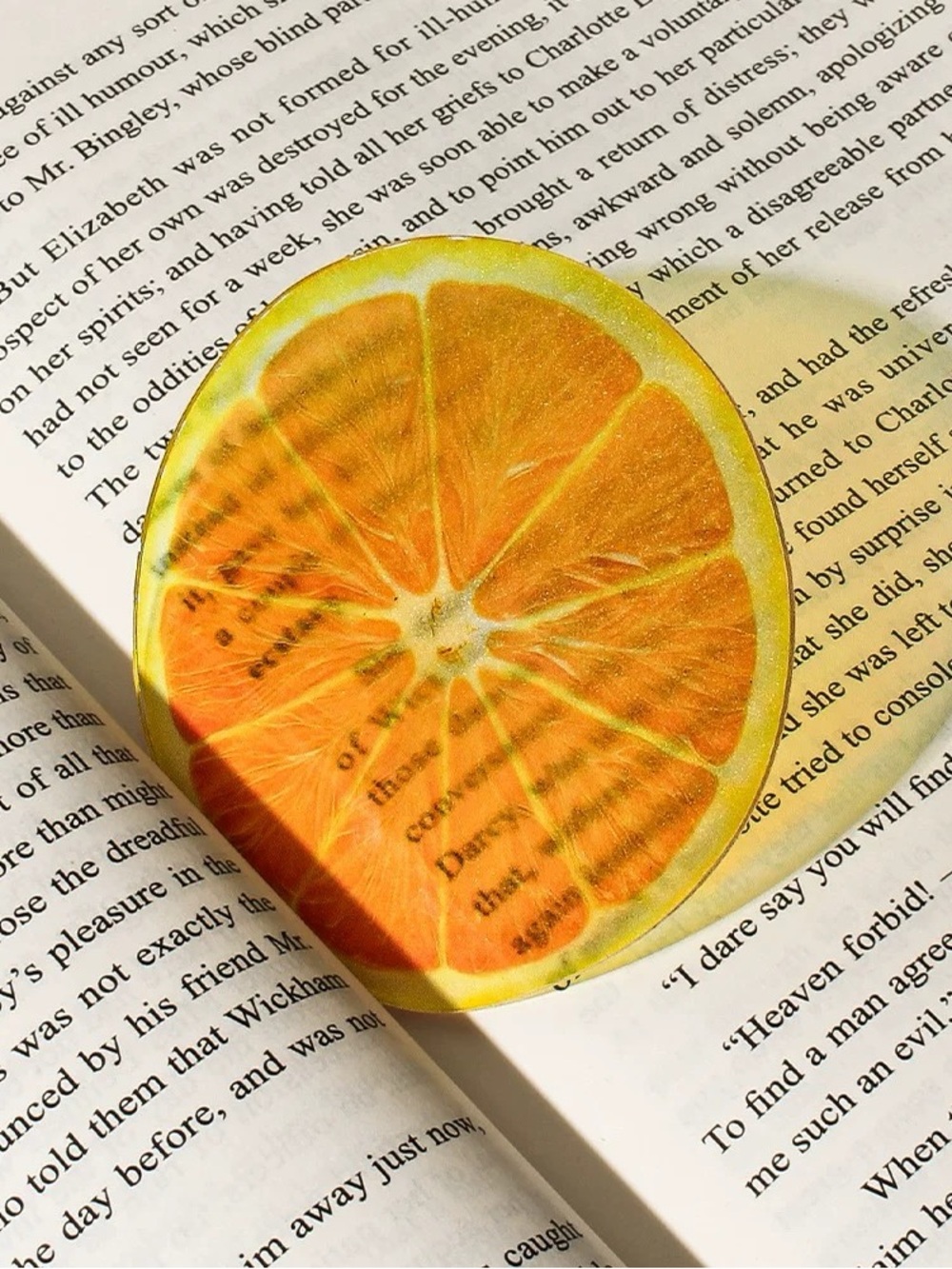 Citrus Orange Slice Coaster Accent